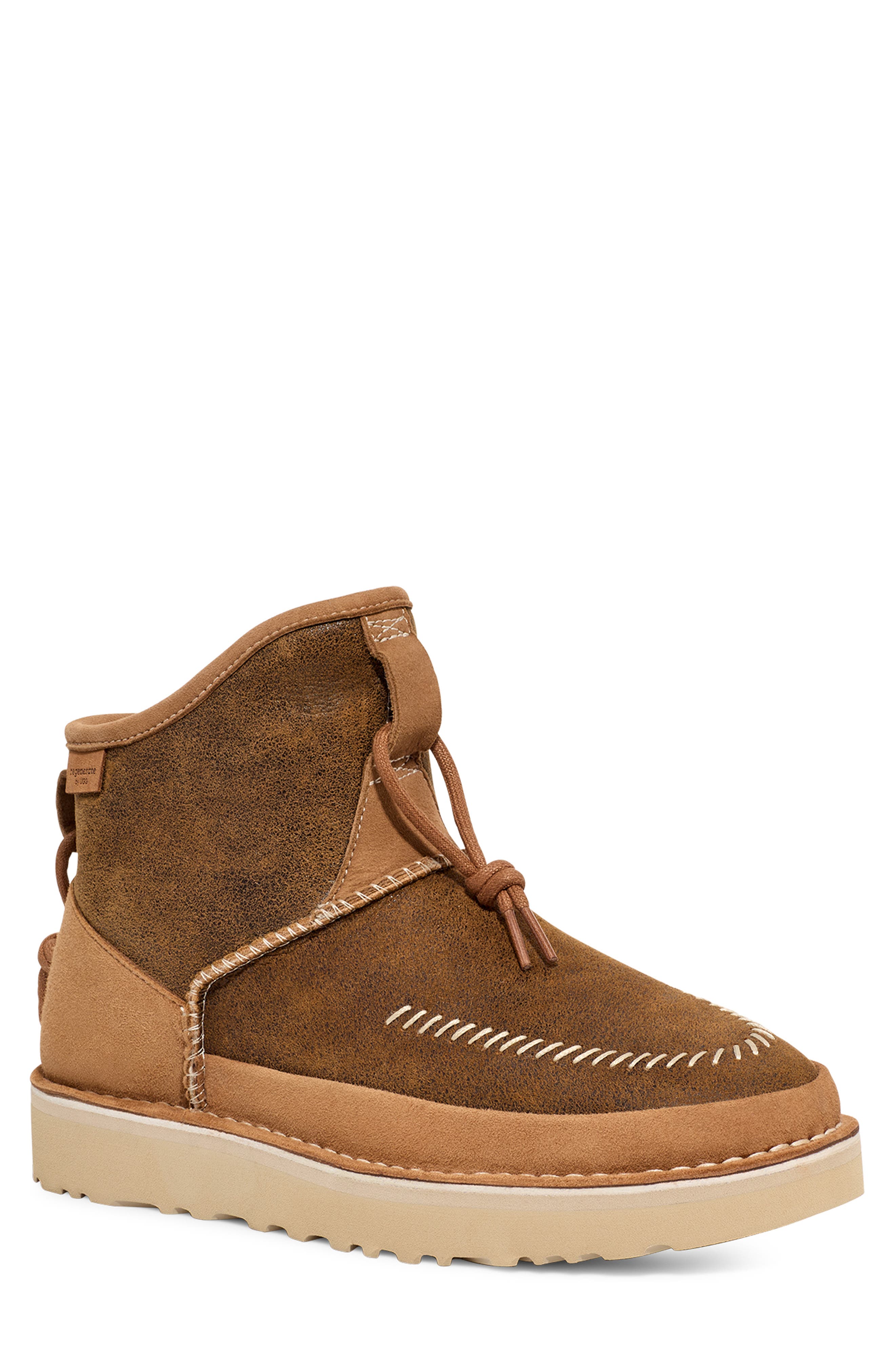 UGG<sup>®</sup> Gender Inclusive Campfire Crafted Regenerate Water Resistant Boot, Main, color, Chestnut