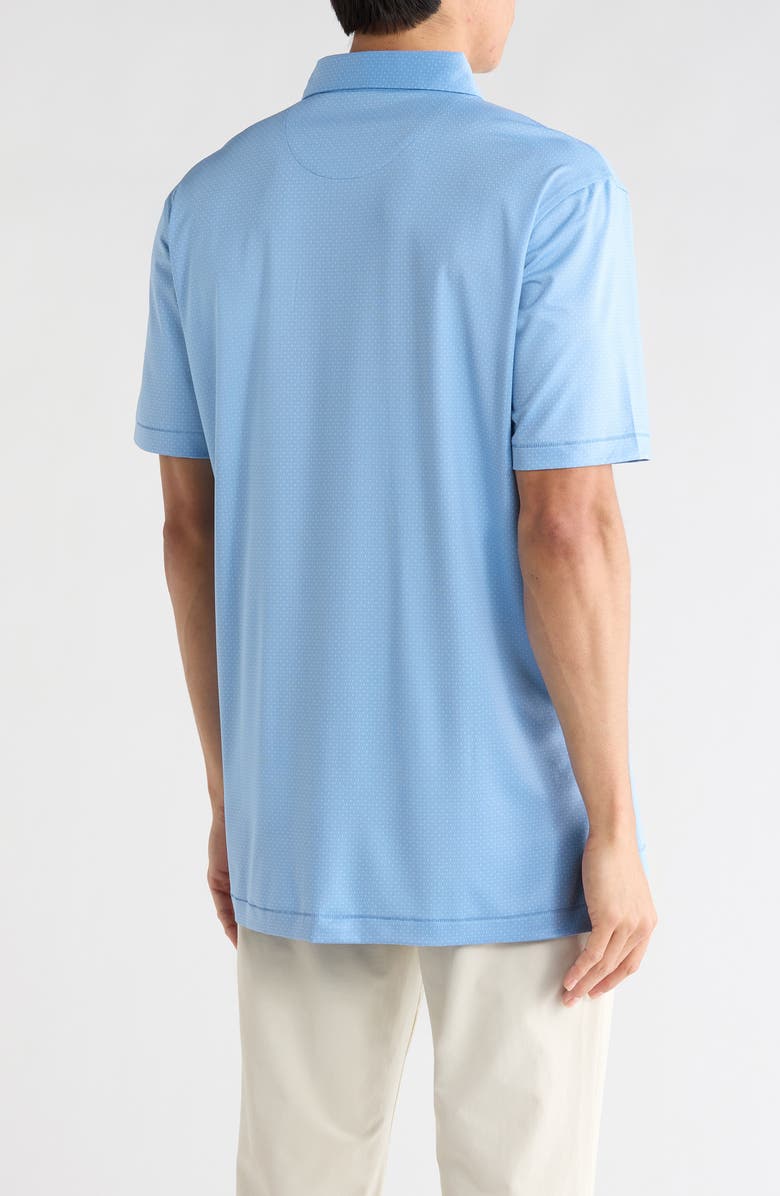 Peter Millar Tesseract Performance Jersey Polo, Alternate, color, Cottage Blue