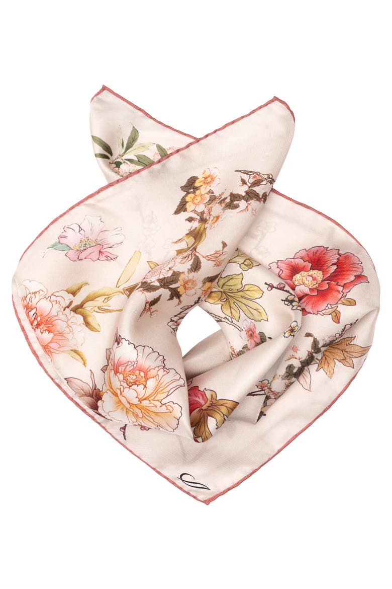 Carina - Silk Bandana, Alternate, color, Blush
