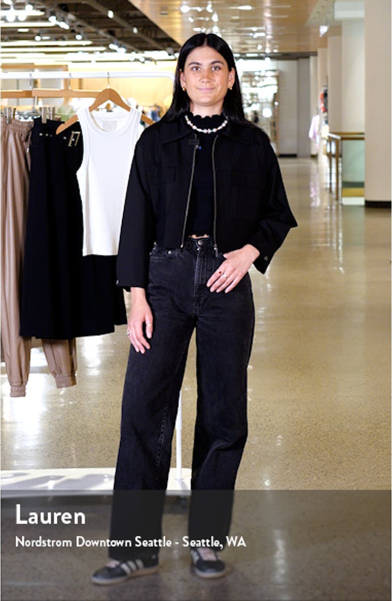 Zip Front Crop Jacket, sales video thumbnail