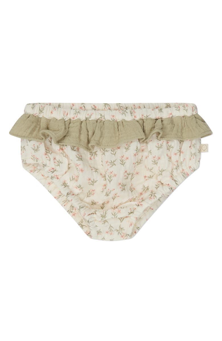 MORI Ruffle Organic Cotton Gauze Dress & Bloomers, Alternate, color,