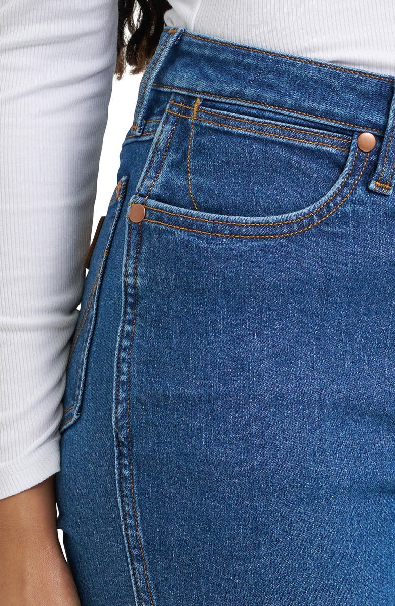 Wrangler Retro Seam High Waist Flare Leg Jeans, Alternate, color, Carolina