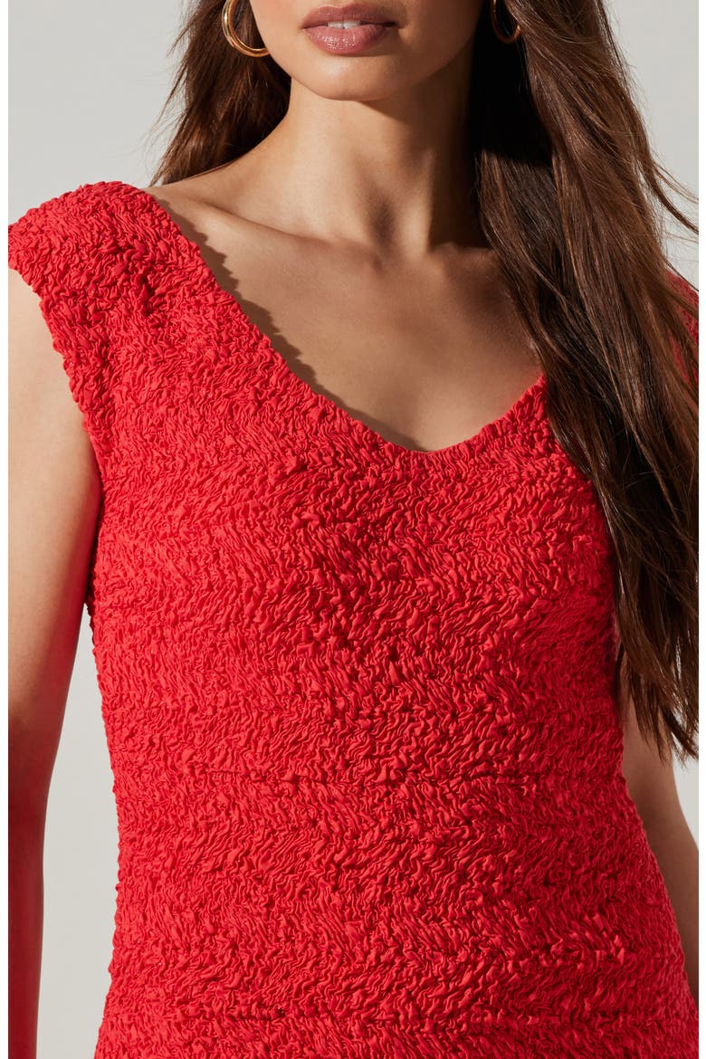 Odelle Minidress, Alternate, color, RED ORANGE