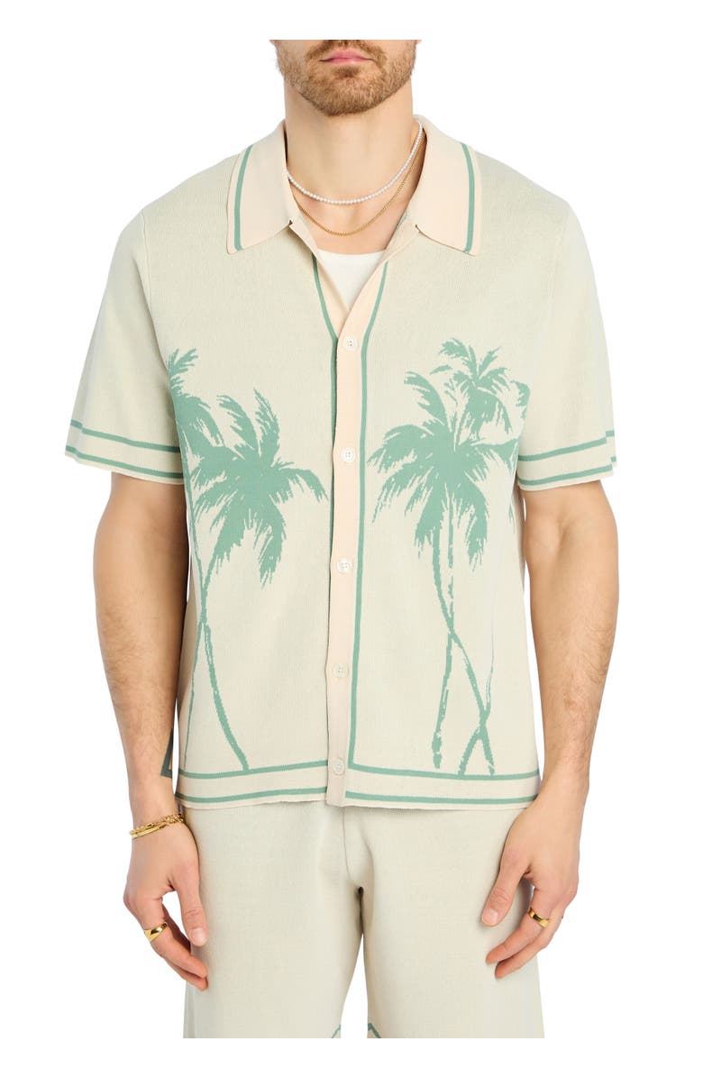 SER.O.YA Julian Knit Button Down, Main, color, 