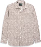Rodd & Gunn Eastborne Sports Fit Dot Print Cotton Button-Up Shirt