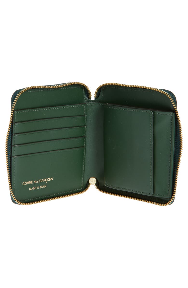 Comme des Garçons Wallets Classic Leather Wallet, Alternate, color, Bottle Green