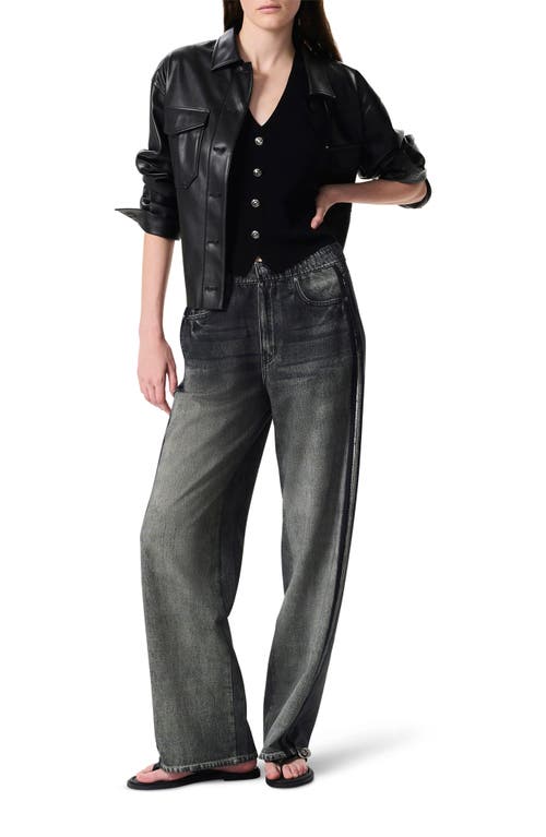 Rag & Bone Ella Merino Wool Blend Sweater Vest In Black