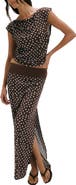 Free People Heat Wave Polka Dot Top & Skirt Set