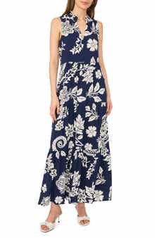 Halogen® Sleeveless Tiered Maxi Dress