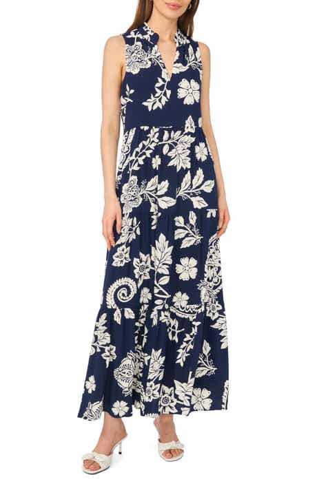 Halogen® Sleeveless Tiered Maxi Dress