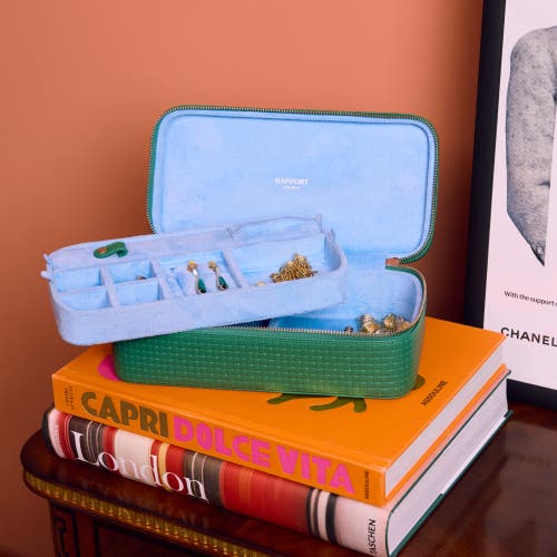 Rapport London Charlotte Jewelry Case In Green