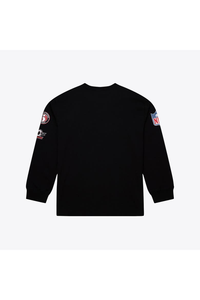 Men's Mitchell & Ness  Black Atlanta Falcons Big & Tall Training Camp Long Sleeve T-Shirt, Alternate, color, Black