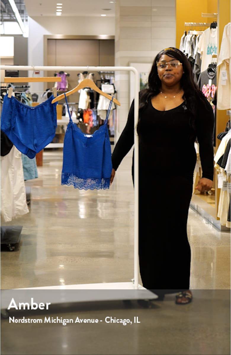 Satin & Lace Short Pajamas, sales video thumbnail