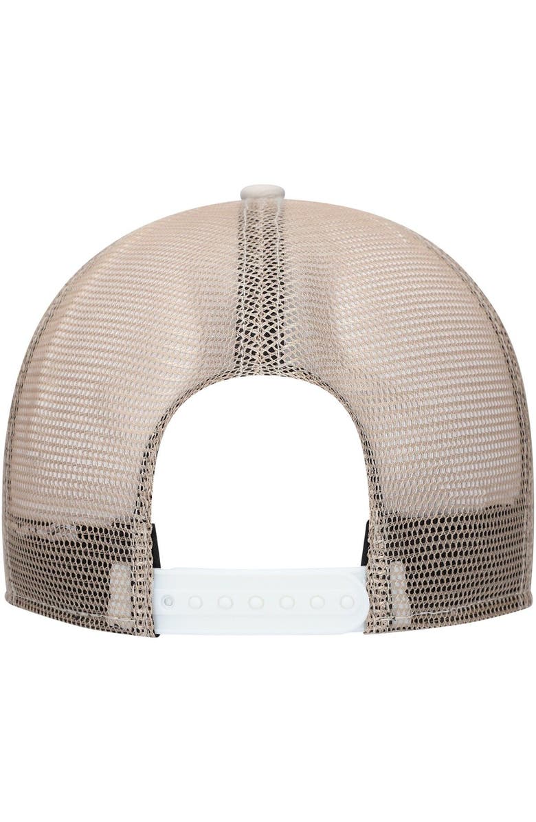 New Era Men's New Era Natural New York Yankees Retro Beachin' Patch A-Frame Trucker 9FIFTY Snapback Hat, Alternate, color, Natural