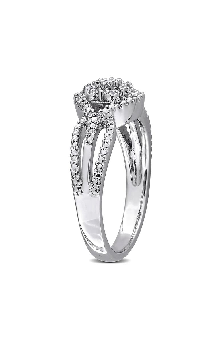 DELMAR Diamond Floral Ring - 0.11ct., Alternate, color, 