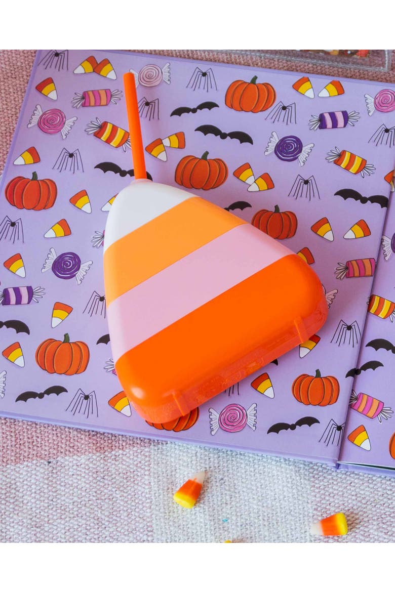 Halloween Candy Corn Sipper Cups, 2 Pack, Alternate, color, Orange