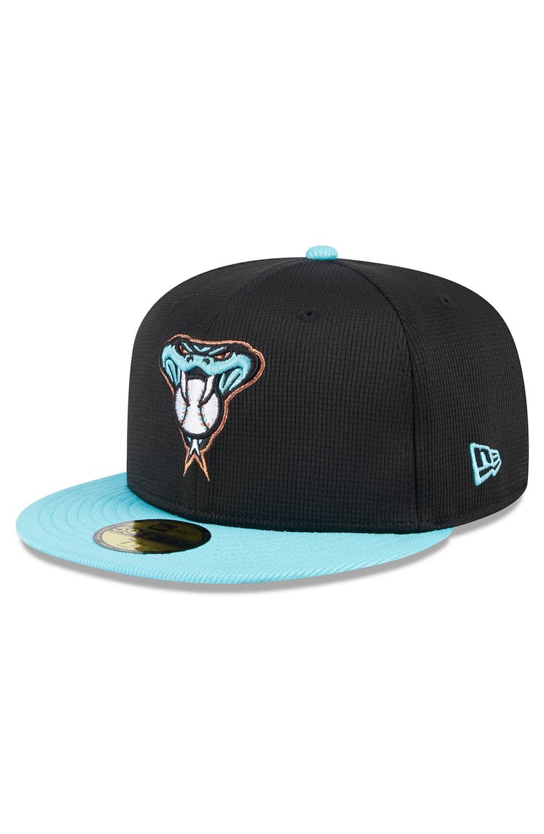 New Era Men's New Era Black Arizona Diamondbacks 2024 Batting Practice 59FIFTY Fitted Hat, Alternate, color,