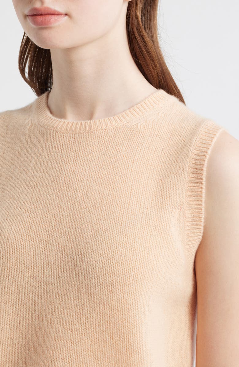 DÔEN Louden Cashmere Sweater, Alternate, color, Light Peach Sorbet