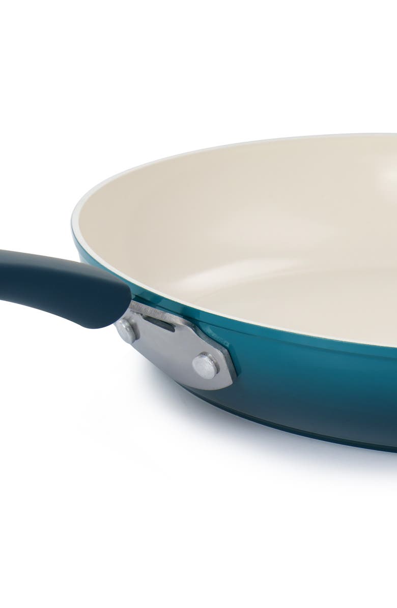 OSTER Corbett 12 Inch Nonstick Aluminum Frying Pan, Alternate, color, Blue