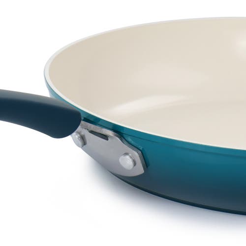 Oster Corbett 12 Inch Nonstick Aluminum Frying Pan In Blue