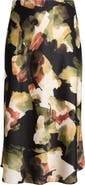 Anne Klein Print Flare Maxi Skirt