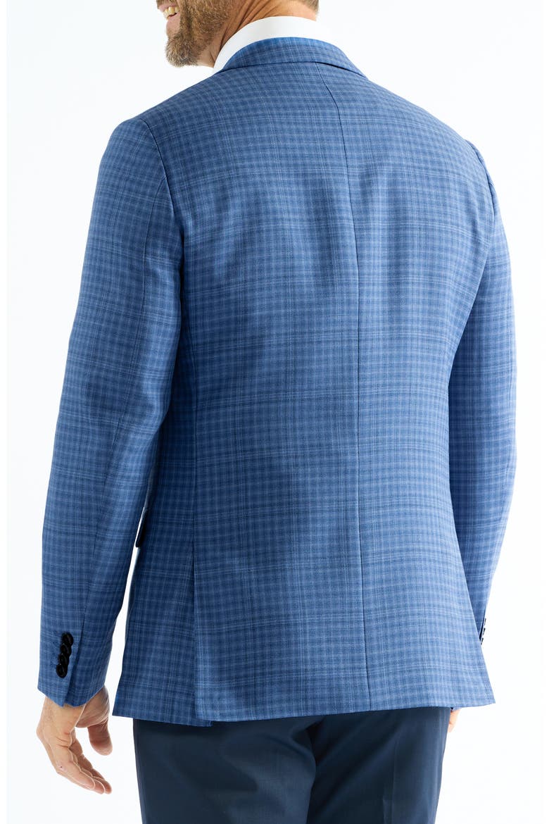 Check Wool Blend Sport Coat, Alternate, color, BLUE