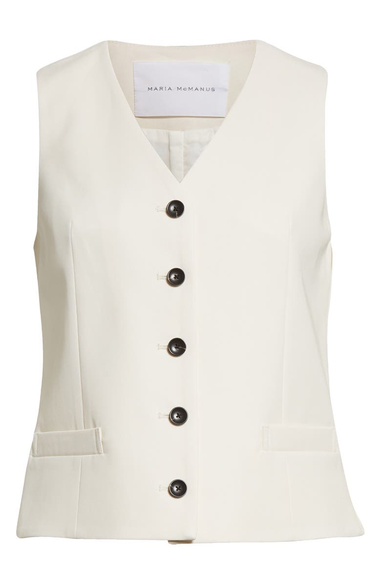 Maria McManus Organic Cotton Tailored Vest, Main, color,