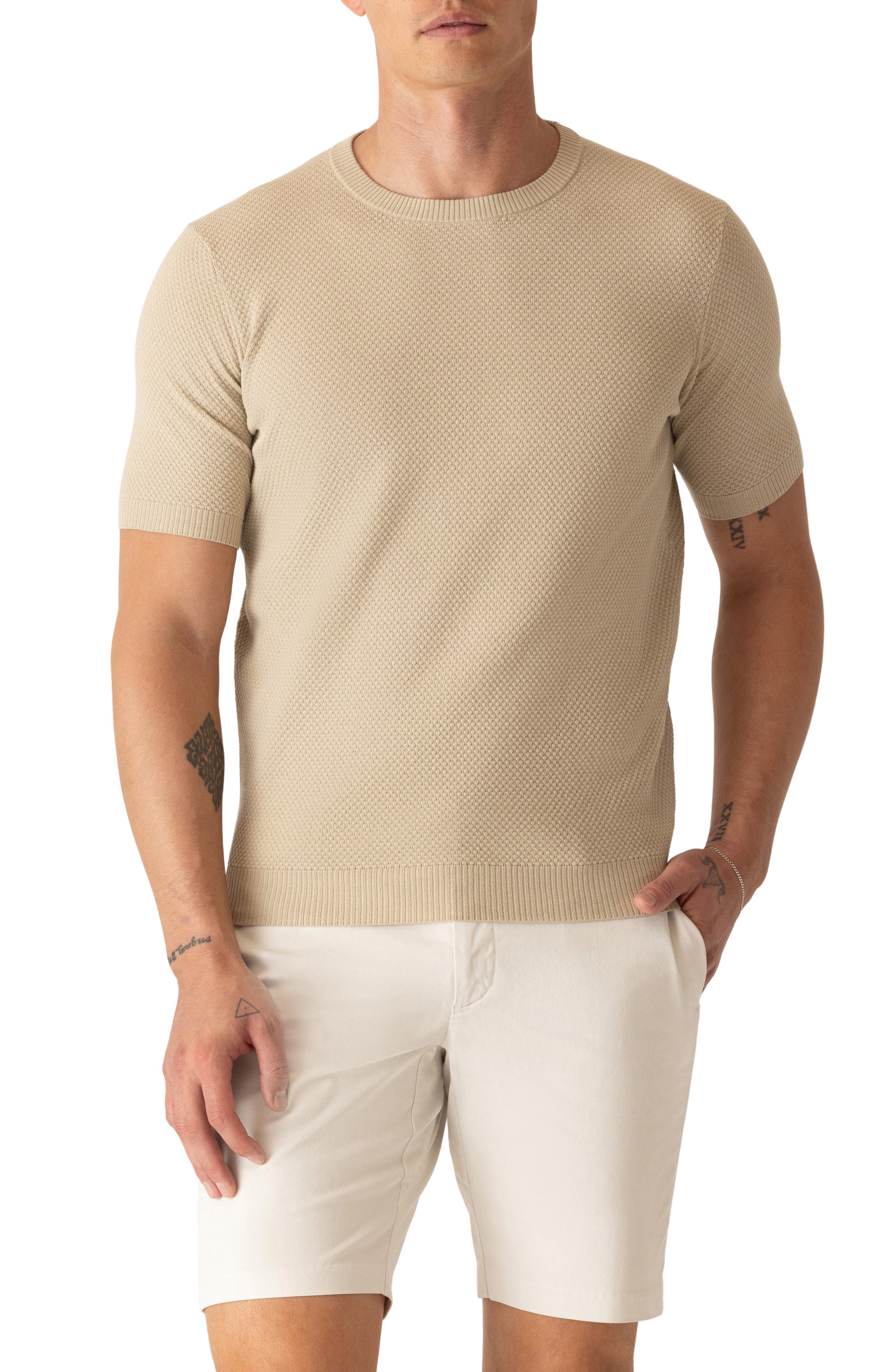 Modern Texture Knit T-Shirt - image 3