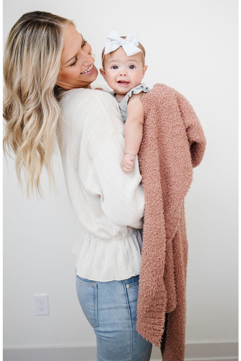 Bamboni Receiving Blanket, Alternate, color, FRENCH ROSE
