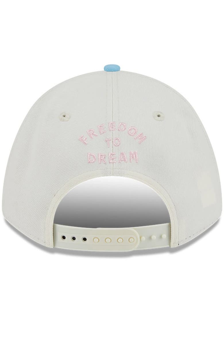 Men's New Era  Light Blue/White Inter Miami CF 2025 Jersey Hook 9FORTY M-Crown Adjustable Hat, Alternate, color, Light Blue