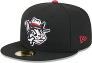 New Era Men's New Era Black Winston-Salem Dash Theme Nights 59FIFTY Fitted Hat