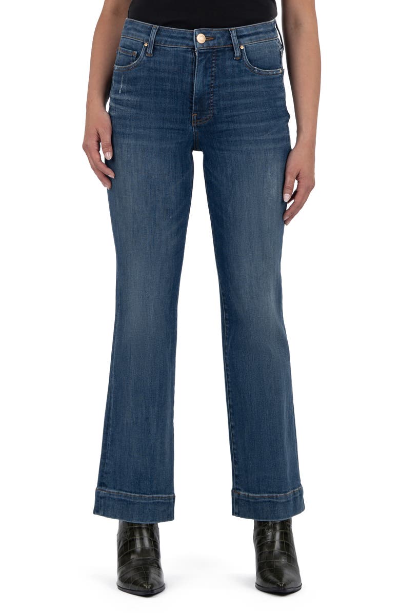 KUT from the Kloth Kelsey Fab Ab High Rise Flare Jeans, Main, color, Vibrant
