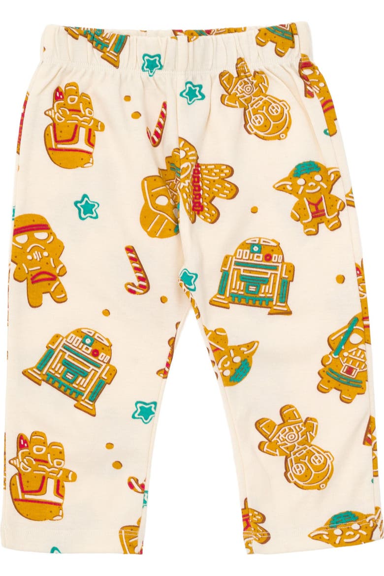 Darth Vader Christmas Bodysuit Pants and Hat Set, Alternate, color, Darth Vader Cream Red