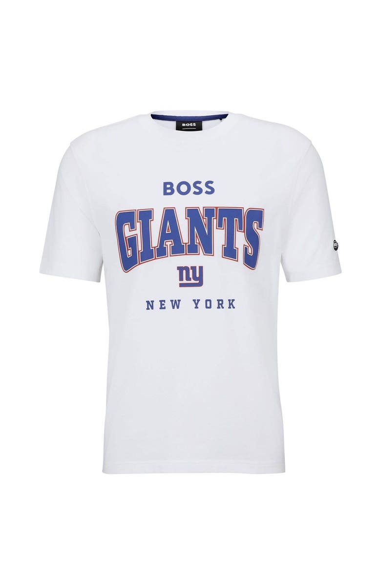 Boss X NFL Men's BOSS X NFL White New York Giants Huddle T-Shirt, Main, color,