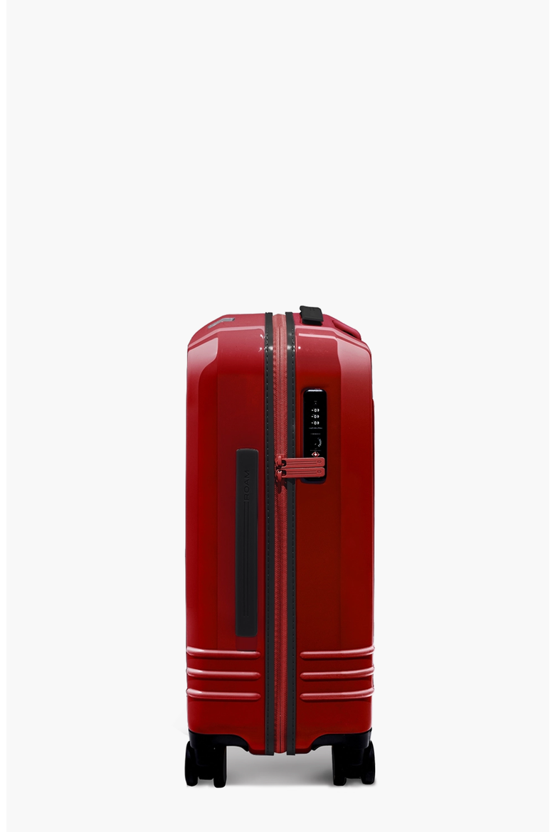 Carry-On Luggage, Alternate, color, Red Gloss / Black Trim