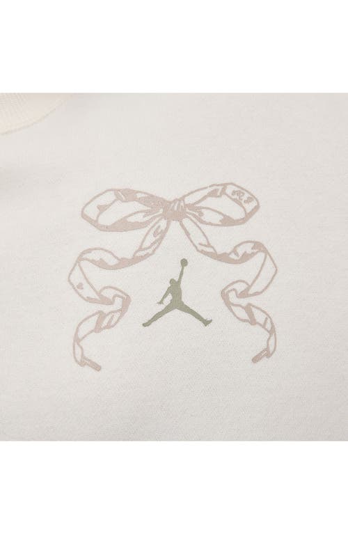 Jordan Brooklyn Fleece Graphic Sweatshirt In Neutral
