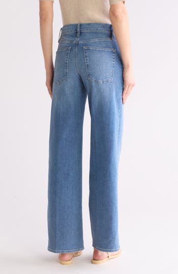 Le Slim High Waist Wide Leg Palazzo Jeans