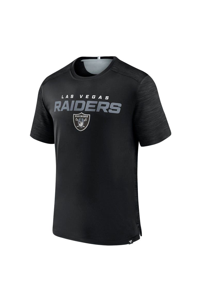Men's Fanatics Branded Black Las Vegas Raiders Defender Evo T-Shirt, Alternate, color, Black