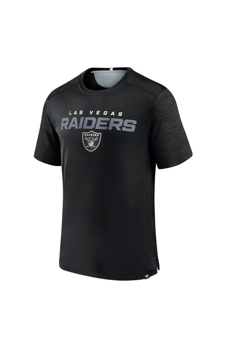 FANATICS Men's Fanatics Branded Black Las Vegas Raiders Defender Evo T-Shirt, Alternate, color, Black