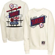Mitchell & Ness Youth Mitchell & Ness Natural New York Yankees Retro Billboard Sweatshirt