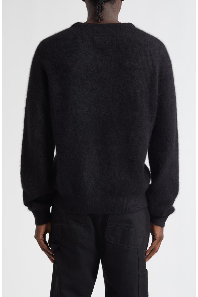 Cashmere & Silk Sweater, Alternate, color, BLACK