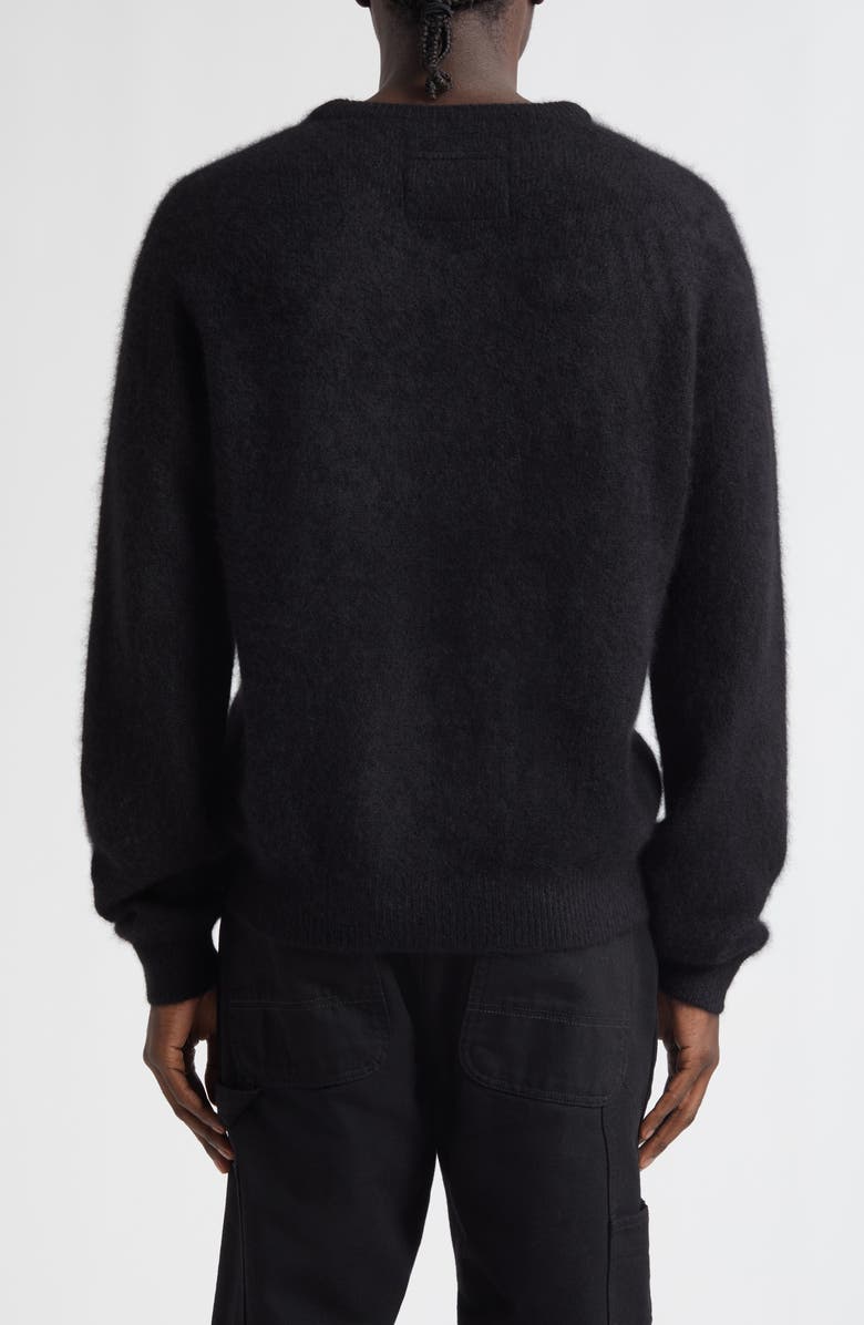 FRENCKENBERGER Cashmere & Silk Sweater, Alternate, color, Black