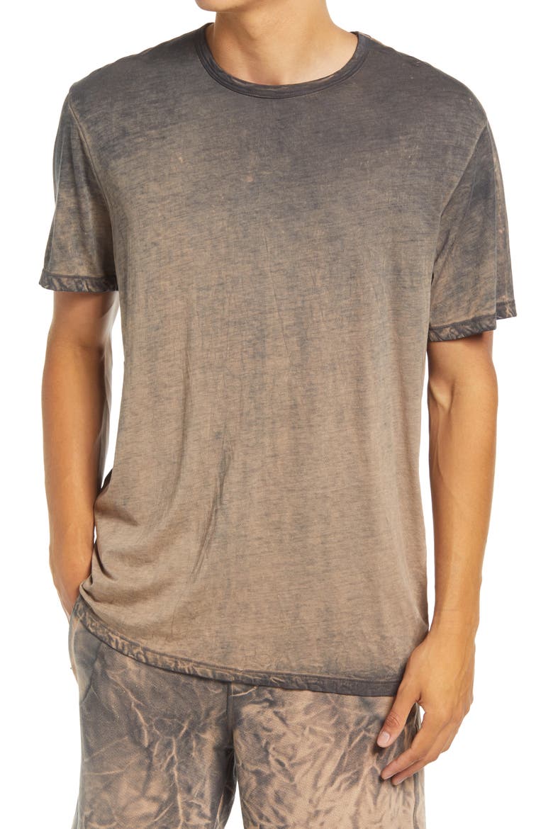 Classic Crewneck T-Shirt, Main, color, FOSSIL MIX