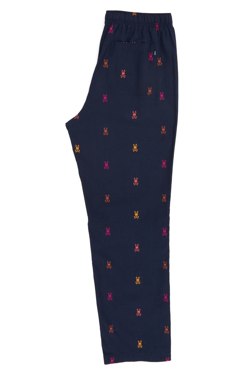 Psycho Bunny Cotton Poplin Pajama Pants, Alternate, color, 