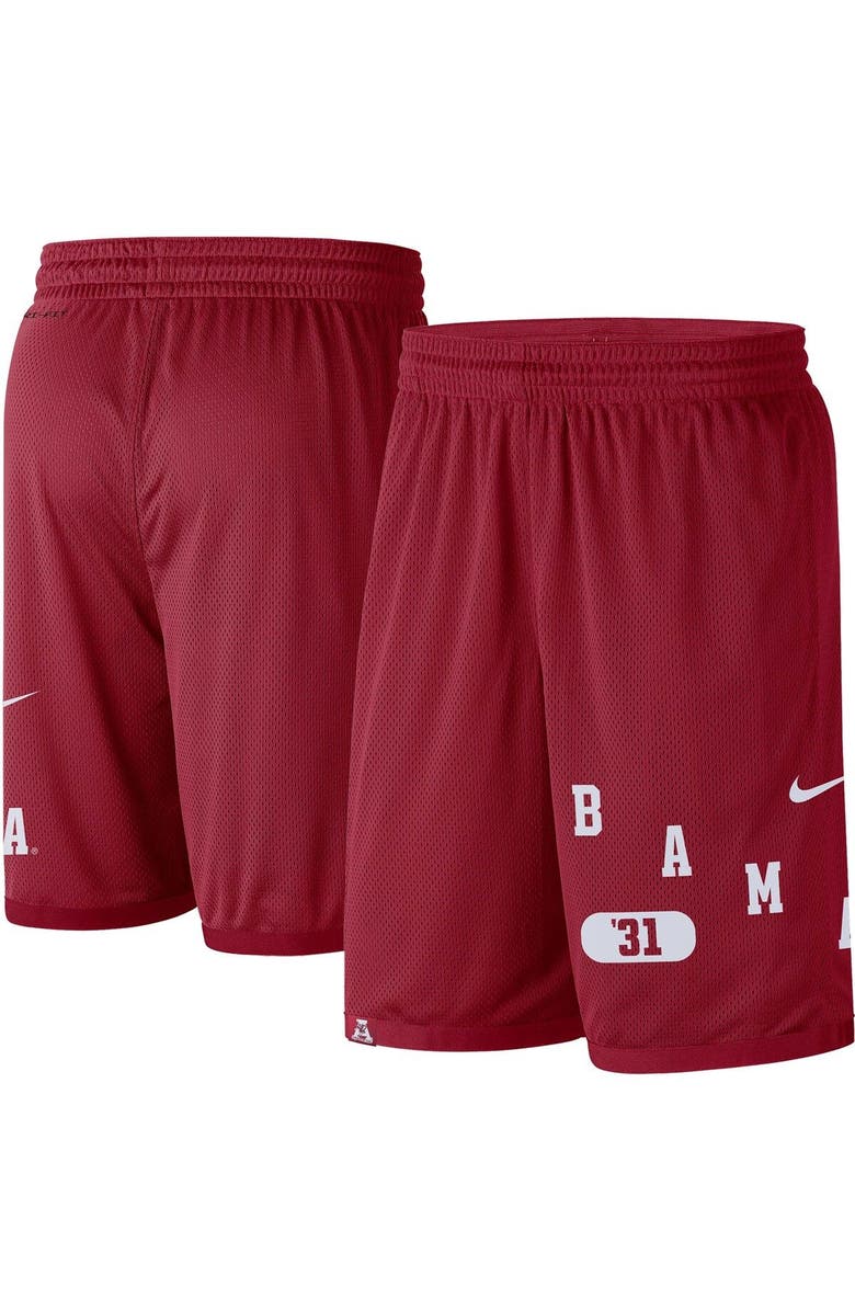 Nike Men's Nike Crimson Alabama Crimson Tide Wordmark Performance Shorts, Main, color, Crimson