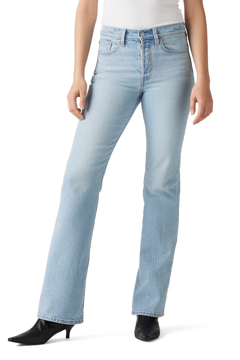 Wedgie Bootcut Jeans, Main, color, BLASTED STONE CLEAN PSK