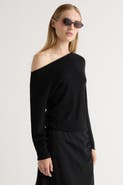 Modern Citizen Hachi Tencel-Wool Off-Shoulder Sweater