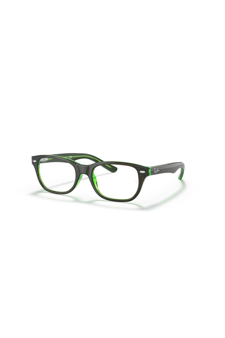 46mm Square optical glasses, Main, color, Brown