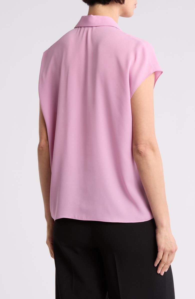 Vince Cap Sleeve Button Front Top, Alternate, color, Pale Vervain