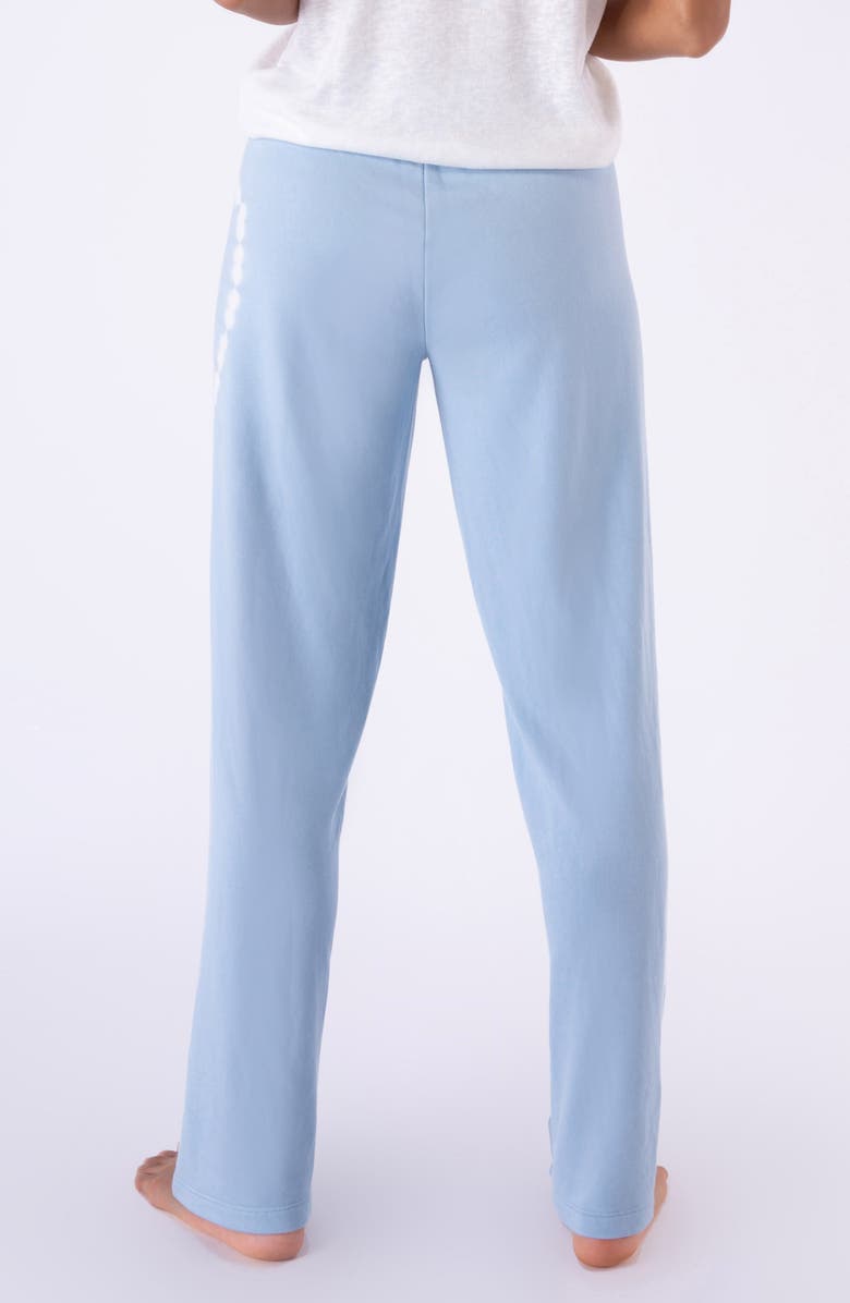 PJ Salvage Tie Dye Wide Leg Pajama Pants, Alternate, color,